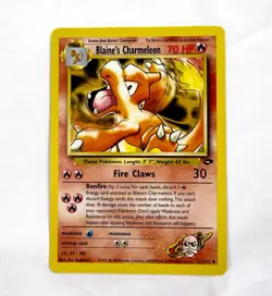 Pokemon TCG Blaine’s Charmeleon 31/132 Gym Challenge WOTC Vintage Rare LP/NM - Image 1