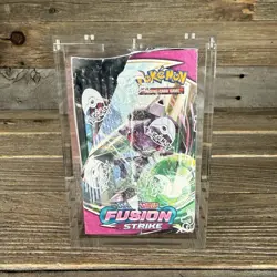 Pokemon TCG Sword & Shield Fusion Strike Booster Box Factory Sealed Acrylic Case - Image 3