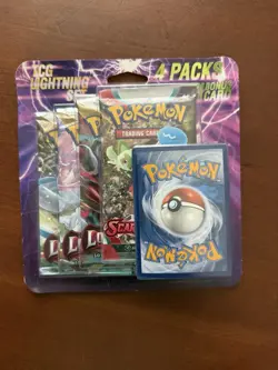 Pokemon TCG Lightning Set. 3- Lost Origin And 1- Scarlett&Violet Booster Packs. - Image 1