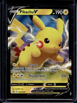 2019-2023 Pokemon SWSH Black Star Promos Pikachu V #SWSH061 - Image 1