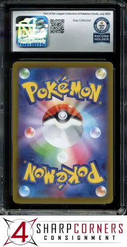 2022 POKEMON JAPANESE SWORD & SHIELD TIME GAZER #058 GREEDENT CGC AUTHENTIC - Image 2