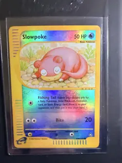 Pokemon TCG Slowpoke Aquapolis 108/147 Reverse Holo LP - Image 1