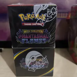 Pokemon TCG Phantasmal Flames sealed Half Booster Box 18 Packs - Image 1