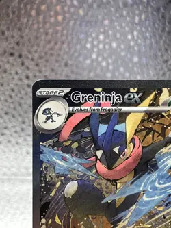2024 Pokemon Greninja Ex Scarlet & Violet:Black Star Promo 132 - Image 2