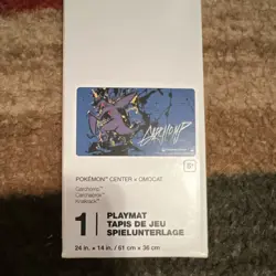 Pokemon Center x OMOCAT Garchomp Standard Playmat 24x14 in Pokemon TCG - Image 2