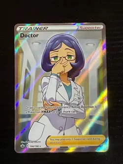 Doctor 190/198 Full Art Trainer Chilling Reign Pokemon TCG NM/M - Image 2