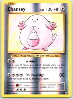 Chansey 70/108 Evolutions - 2016 Pokemon - LP Reverse Holo - Image 1