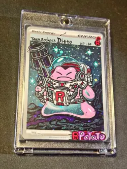 Pokemon Card Ditto Metamong Project Promo 173/SV-P 2025 HanD Draw DIY Energy 🚀 - Image 1
