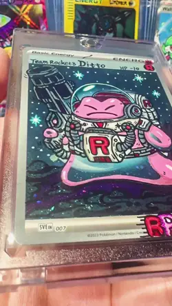Pokemon Card Ditto Metamong Project Promo 173/SV-P 2025 HanD Draw DIY Energy 🚀 - Image 2