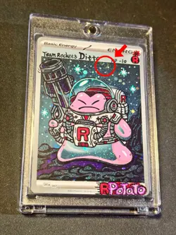 Pokemon Card Ditto Metamong Project Promo 173/SV-P 2025 HanD Draw DIY Energy 🚀 - Image 4