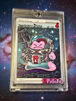 Pokemon Card Ditto Metamong Project Promo 173/SV-P 2025 HanD Draw DIY Energy 🚀 - Image 5