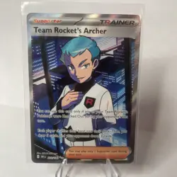 2025 Pokemon Destined Rivals - Team Rockets Archer 223/182 - Full Art Ultra Rare - Image 1