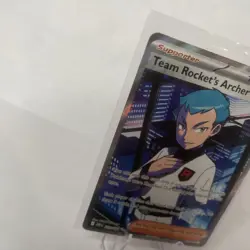 2025 Pokemon Destined Rivals - Team Rockets Archer 223/182 - Full Art Ultra Rare - Image 2