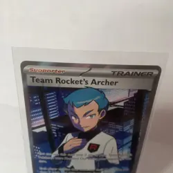 2025 Pokemon Destined Rivals - Team Rockets Archer 223/182 - Full Art Ultra Rare - Image 3