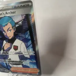 2025 Pokemon Destined Rivals - Team Rockets Archer 223/182 - Full Art Ultra Rare - Image 4