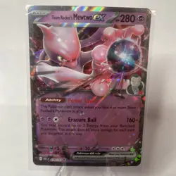 Pokemon TCG Team Rocket's Mewtwo EX 081/182 Double Rare Destined Rivals - Image 1