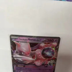 Pokemon TCG Team Rocket's Mewtwo EX 081/182 Double Rare Destined Rivals - Image 3