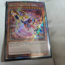 YUGIOH • DARK MAGICIAN GIRL • PLATINUM SECRET RARE • RA03-EN123 • 1st ED • NM - Image 1
