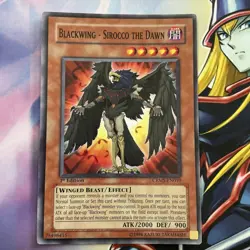 Blackwing - Sirocco the Dawn - CRMS-EN010 - Common 1st Edition Yugioh - Image 1