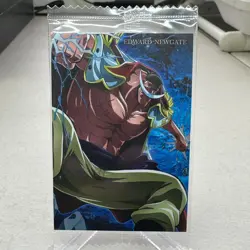Edward Newgate No. 12 Holo Bandai Japanese One Piece Card ~ NM Sealed - Image 1