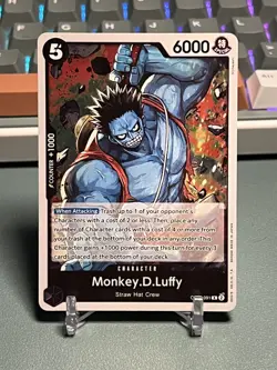 2024 ONE PIECE 500 YEARS IN THE FUTURE MONKEY D LUFFY OP07-091 (R) RARE TCG - Image 1