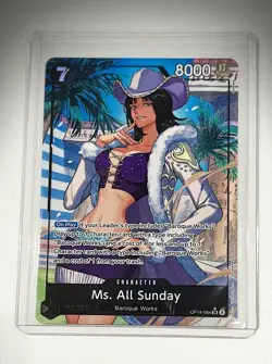 Ms. All Sunday (Alternate Art) - The Azure Sea's Seven (OP14) - Image 1
