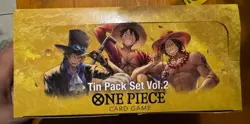 Sealed Case - One Piece DISPLAY 12x Mini Tin Pack Set VOL. 2 TS-02 TS02 English - Image 1