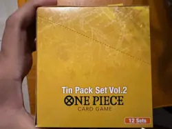 Sealed Case - One Piece DISPLAY 12x Mini Tin Pack Set VOL. 2 TS-02 TS02 English - Image 3