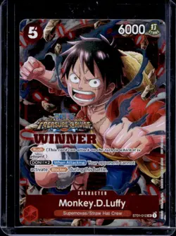 2023 One Piece Promo Winner Pack Vol. 5 Monkey D Luffy #ST01-012 - Image 1