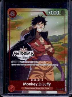 2024 One Piece Offline Regionals Pack Vol. 2 Monkey D Luffy #P-001 - Image 1