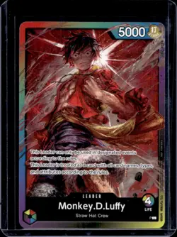 2023 One Piece 8 Packs Battle Monkey D Luffy #P - Image 1