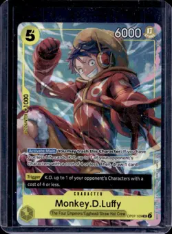 2024 One Piece 500 Years in the Future Monkey.D.Luffy Super Rare #OP07-109 - Image 1