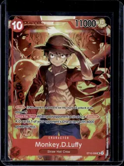 2024 One Piece Treasures Boosters Set Monkey.D.Luffy #ST10-006 - Image 1