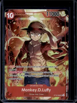 2024 One Piece Treasures Boosters Set Monkey.D.Luffy #ST10-006 - Image 1