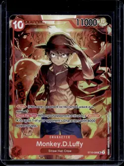 2024 One Piece Treasures Boosters Set Monkey.D.Luffy #ST10-006 - Image 1