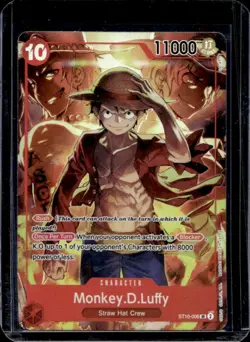 2024 One Piece Treasures Boosters Set Monkey.D.Luffy #ST10-006 - Image 1