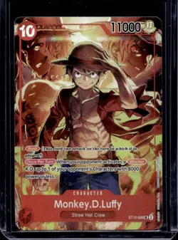 2024 One Piece Treasures Boosters Set Monkey.D.Luffy #ST10-006 - Image 1