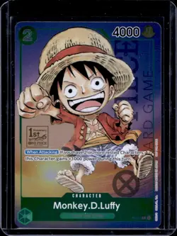2023 One Piece 1st Anniversary Tournament Participant Promo D. Luffy #P-037 - Image 1