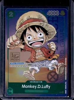 2023 One Piece 1st Anniversary Tournament Participant Promo D. Luffy #P-037 - Image 1