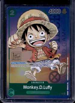 2023 One Piece 1st Anniversary Tournament Participant Promo D. Luffy #P-037 - Image 1