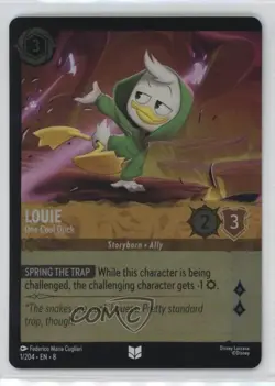 2025 Disney Lorcana - Reign of Jafar 8 Foil Louie One Cool Duck #1 - Image 1