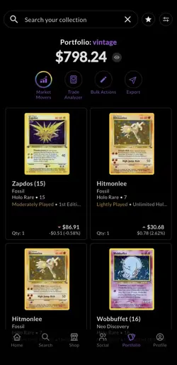 Pokemon TCG Vintage Collection NM/LP/MP/HP 191 Cards - Image 1