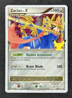 Pokemon TCG Zacian LV. X Celebrations Sword & Shield Promo Card SWSH135 - Image 1