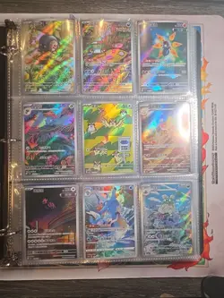 Pokemon Card Lot Binder V/VMAX IR Hits 180 Cards NM Full Art - Image 1