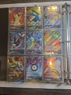Pokemon Card Lot Binder V/VMAX IR Hits 180 Cards NM Full Art - Image 4