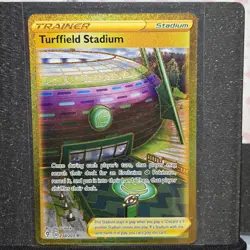 Pokemon Card - Turffield Stadium Evolving Skies 234/203 Secret Rare - Image 1