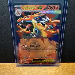 Pokemon Mega Charizard Y EX Full Art Holo Promo Card 030 MEP - Image 1