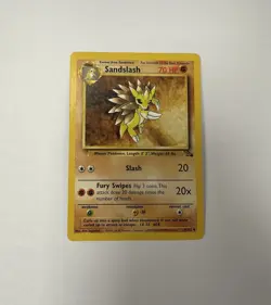 Pokemon Card WOTC TCG 1999 Vintage Fossil Sandslash 42 / 62 - Image 1