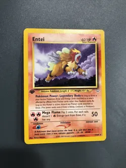 Pokemon Cards: Neo Revelation 1st Edition Rare: Entei 17/64 - Image 1