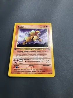 Pokemon Cards: Neo Revelation 1st Edition Rare: Entei 17/64 - Image 2